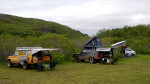 Mooie kampeerplek in het Jökulsargljúfur Nationaal park